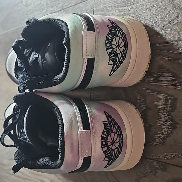 Nike Air Jordan 1 Low SE Retro Tie Dye Green White DM1199-100 Men Size 10 US - Picture 4 of 6